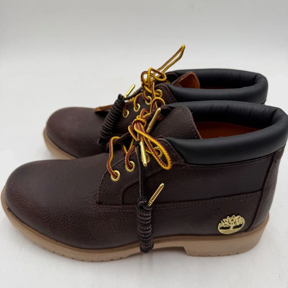 Timberland 1973 Newman Boots Mens 7.5 Brown Waterproof Leather Chukka Insulated